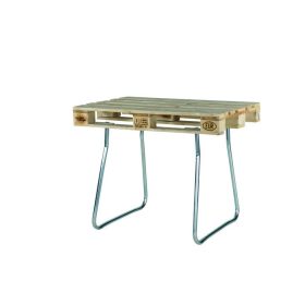   Raklapra rögzíthető acél láb EUR raklapból asztal 730 mm