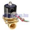 Szolenoid mágnesszelep 230V levegőszelep olajszelep, vízszelep, légszelep 3/4" bemenő  3/4" kimenő