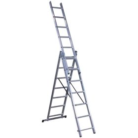  Többfunkciós létra 3 részes 3x7 lépcsőfokos univerzális létra