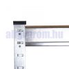 Ipari polc 4 polcos 175 kg ipari kivitelű nagy teherbírású 4 részes tároló állvány 80x40x160 cm