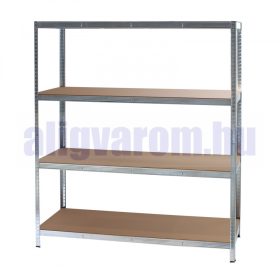   Ipari polc 4 polcos 175 kg ipari kivitelű nagy teherbírású 4 részes tároló állvány 160x60x180 cm