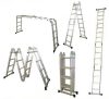 Összecsukható létra és állvány 3,7 méter magas 4 részes összehajtható 4x3 létrafok. Összecsukva csak 100 cm hosszú!