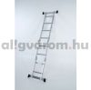 Többfunkciós csuklós létra 2,5 méter magas 4 részes összehajtható, összecsukható, 4x2 létrafok. Összecsukva csak 72 cm hosszú!
