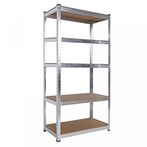 Polc 5 polcos 175 kg ipari kivitelű 5 részes tároló állvány 90x60x180 cm