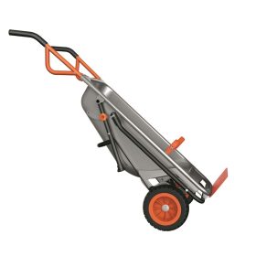   Worx 8:1 kézikocsi multifunkciós: molnárkocsi, talicska, zsákszállító, farönk szállító, növényszállító, kőszállító, ládaszállító, tüzifa szállító