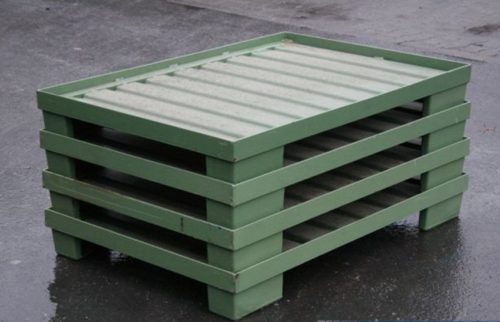 Acél raklap 800x1200 mm 2000 kg teherbírás