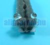 Vízzáró Szigetelő kefe, üvegajtó szigetelés ajtókefe vitrin üveges szekrény fekete 6x6 mm