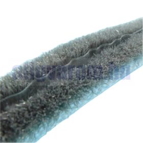   Ajtókefe Szigetelő kefe  5 m szürke 12x6 mm üvegajtó szigetelés vitrin üveges szekrény