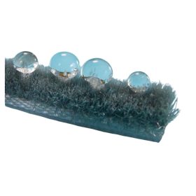   Vízzáró Szigetelő kefe, üvegajtó szigetelés ajtókefe vitrin üveges szekrény 5 m szürke 6x5 mm