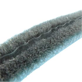   Vízzáró Szigetelő kefe, üvegajtó szigetelés ajtókefe vitrin üveges szekrény 5 m szürke 8x5 mm