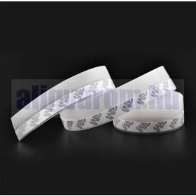   Szilikon szalag ajtó tömítés hőszigetelő lapos profil 35 mm széles 1 méter hosszú fehér