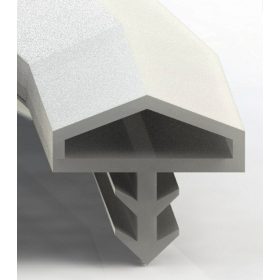   Beltéri ajtó szigetelés 5 m nútba helyezhető fehér ajtótömítő szigetelő profil