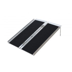   Akadálymentes rámpa 60 cm felhajtó tolókocsi kerekesszék - csak hosszában összecsukható összehajtható 275 kg teherbírás, csúszásmentes felület