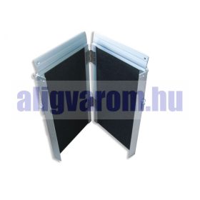   Akadálymentes rámpa 60 cm felhajtó tolókocsi kerekesszék - csak hosszában összecsukható összehajtható 275 kg teherbírás, csúszásmentes felület