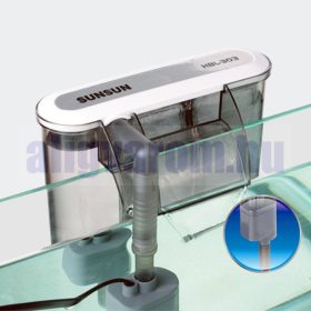   HBL-303 Akváriumhoz felfüggeszthető szűrő 350 l/h, 40 literes akvárium méretig