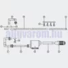 HW-504A Akvárium külső szűrő 1000l / h 4 fokozatú, szűrőanyaggal