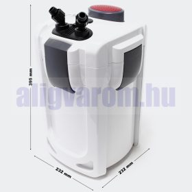  HW-702A akvárium külső szűrő 1000 l / h, 24W, 3 fokozatú