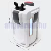 HW-703B akvárium külső szűrő 1400l / h 30W, 9W UV 3 fokozatú