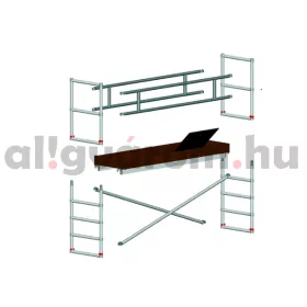 Szétszedhető szerelő állvány háztartási célra, 142 cm magas