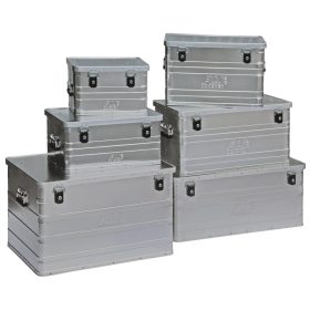   Alumínium doboz, szállítóláda szerszámos láda hengerzárral 186 liter 0,8 mm alumíniumvastagság