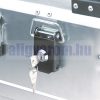 Alumínium doboz, szállítóláda szerszámos láda hengerzárral 90 liter 0,8 mm alumíniumvastagság