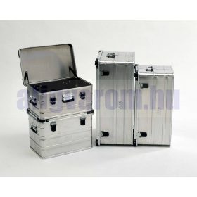   Alumínium doboz, erős szállítóláda szerszámos láda 140 liter ipari kivitel 1,0 mm alumíniumvastagság