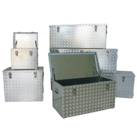   Alumínium doboz, szállítóláda szerszámos láda 37 liter 3 mm alumíniumvastagság ipari felhasználásra kíváló