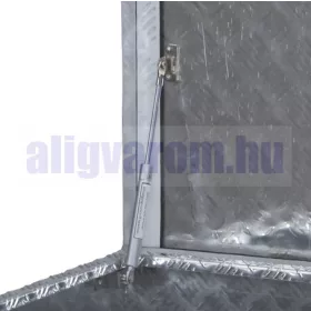 Alumínium doboz, szállítóláda szerszámos láda 470 liter 3 mm alumíniumvastagság ipari felhasználásra