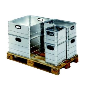   Alumínium doboz, szállítóláda szerszámos láda 113 liter 0,8 mm alumíniumvastagság nyitott láda