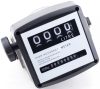 Gázolaj üzemanyag átfolyásmérő 4 digites kijelző és összmennyiség számláló dízel üzemanyag számoló