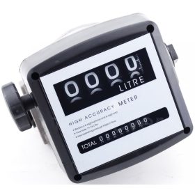   Gázolaj üzemanyag átfolyásmérő 4 digites kijelző és összmennyiség számláló dízel üzemanyag számoló