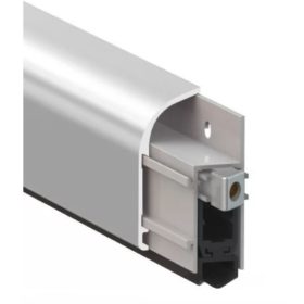   Automata küszöb - utólag az ajtó oldalára szerelhető - ezüst színben - 1130 mm hosszal - önzáró