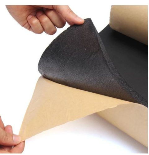 Autó alváz padlólemez hangszigetelő hőszigetelő rezgéscsillapító lemez öntapadós habszivacs