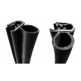   Autó ajtó tömítés ráhúzható gumi profil Gépjármű karosszéria szigetelés 3 méter