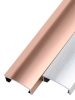 AV Bordűr díszítőprofil matt vörösréz színű 15x7x2700 mm alumínium díszcsík burkolóprofil