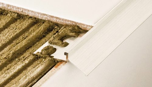 AV Teraszszegély Erkély vízvető natúr alumínium 20x6x2500 mm teraszprofil