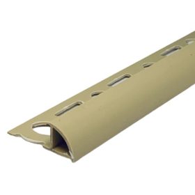 Negyed köríves csempe élvédő, záró éllel, válaszható körívű méretben, PVC profil