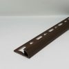 OX 6 mm Íves csempeszegély élvédő domború barna szín választható 6x2500 mm