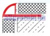 OX 6 mm Íves csempeszegély élvédő domború barna szín választható 6x2500 mm