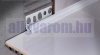 OX 6-7 mm szürke Csempe padlólap belső sarok profil hidegburkolat burkolóprofil 2500 mm