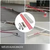 Kézi betonlehúzó és betonsimító 90 × 20 cm – állítható fejjel, 3 × 1,8 m-es nyéllel