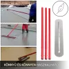 Kézi betonlehúzó és betonsimító 90 × 20 cm – állítható fejjel, 3 × 1,8 m-es nyéllel