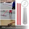 Kézi betonlehúzó és betonsimító 120x20 cm állítható fejjel, 3x1,8 m-es nyéllel