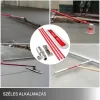 Kézi betonlehúzó és betonsimító 120x30 cm állítható fejjel, 3x1,8 m-es nyéllel