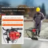 Benzines vibrációs betonlehúzó készlet 183 / 244,5 / 337 cm alumínium gerendákkal, 1,16 LE