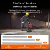 Benzines vibrációs betonlehúzó készlet 183 / 244,5 / 337 cm alumínium gerendákkal, 1,16 LE