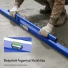 Kézi betonlehúzó és betonsimító 120 cm alumínium, beépített vízmértékkel és fogantyúval