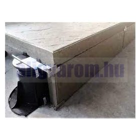 Burkolattartó lábhoz oldalburkolat tartó elem - rögzíti a terasz szélén a függőleges takaró burkolat