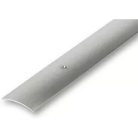 AV Rozsdamentes burkolatváltó profil inox szálcsiszolt 30 mm 270 cm lecsavarozható selyemfényű szint