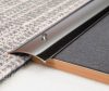 AV Rozsdamentes burkolatváltó profil inox polírozott szintkülönbség kiegyenlítő 30 mm 90 cm lecsavar